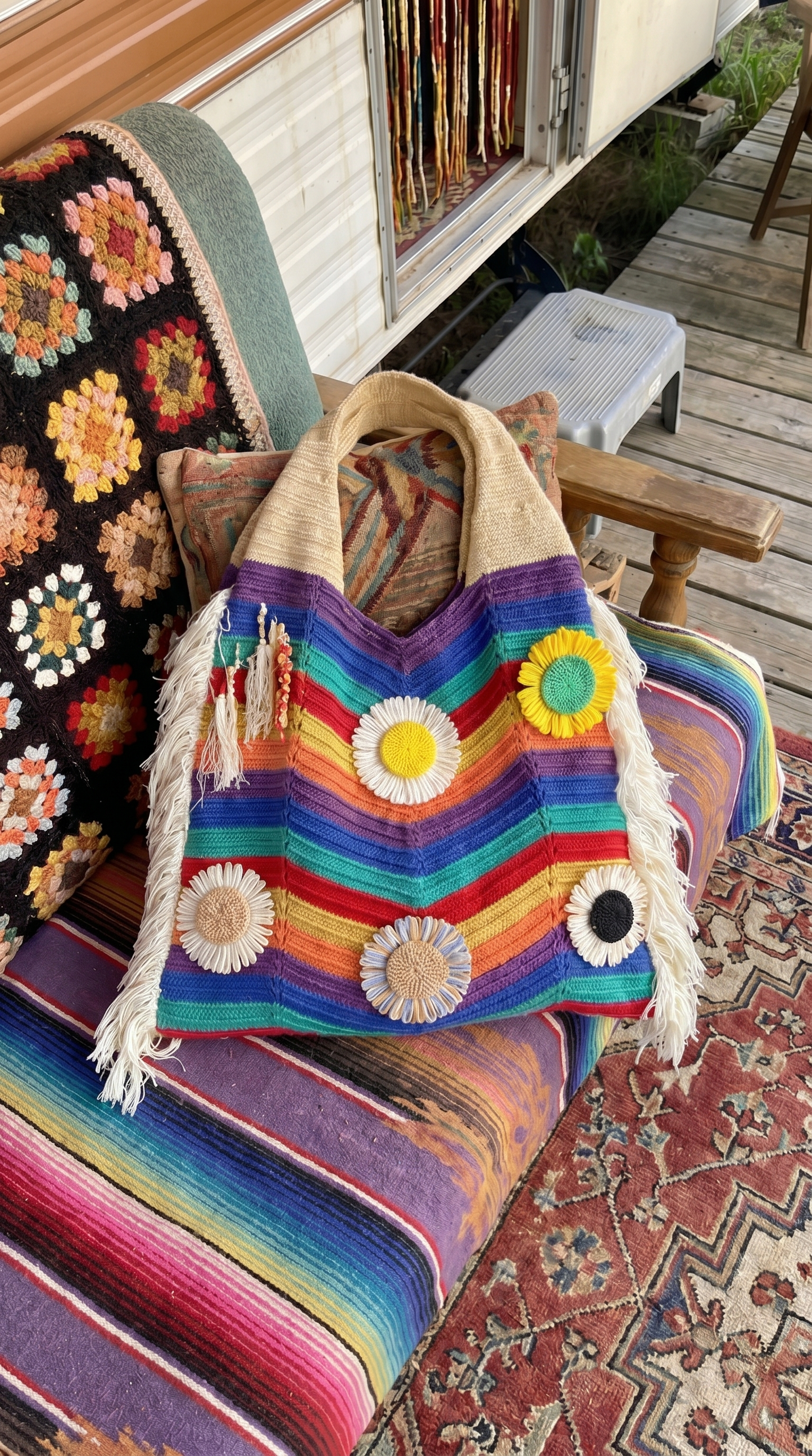 Hippie Crochet Bag