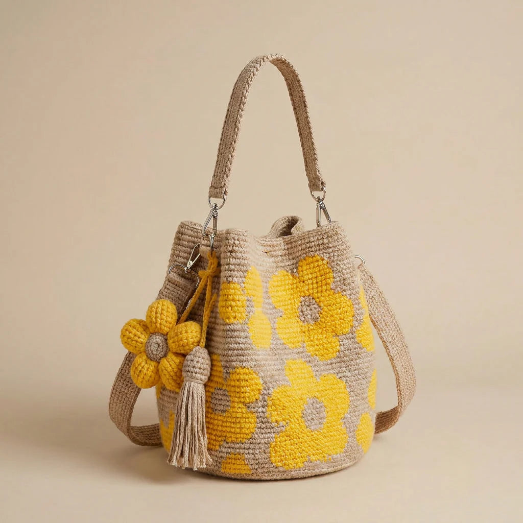 Knot&Carry Crochet Flower Bag