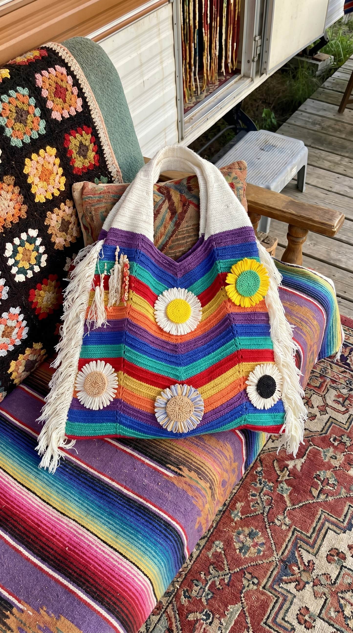 Hippie Crochet Bag